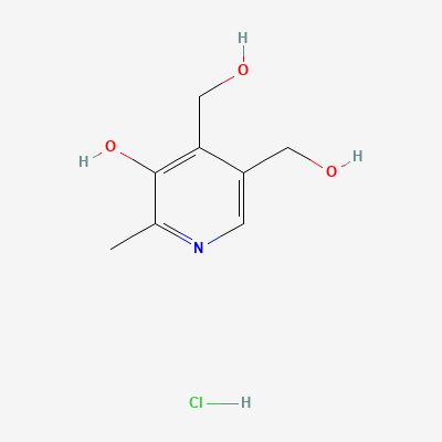 Структурна формула: PYRIDOXINE HCL