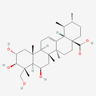 Структурна формула: MADECASSIC ACID