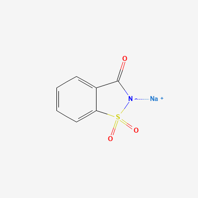Структурна формула: SODIUM SACCHARIN