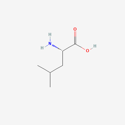 Структурна формула: LEUCINE