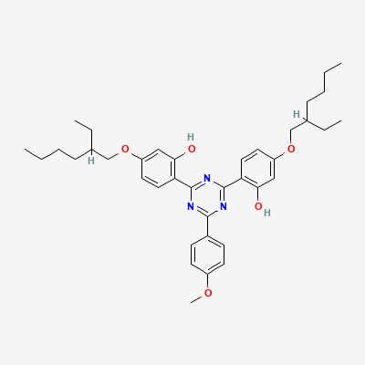 Структурна формула: BIS-ETHYLHEXYLOXYPHENOL METHOXYPHENYL TRIAZINE
