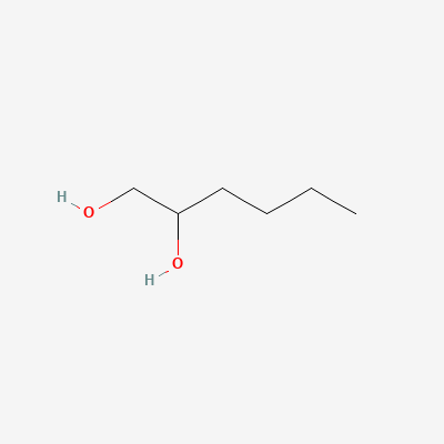Структурна формула: 1,2-HEXANEDIOL
