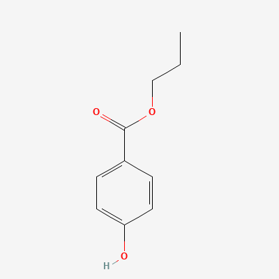 Структурна формула: PROPYLPARABEN